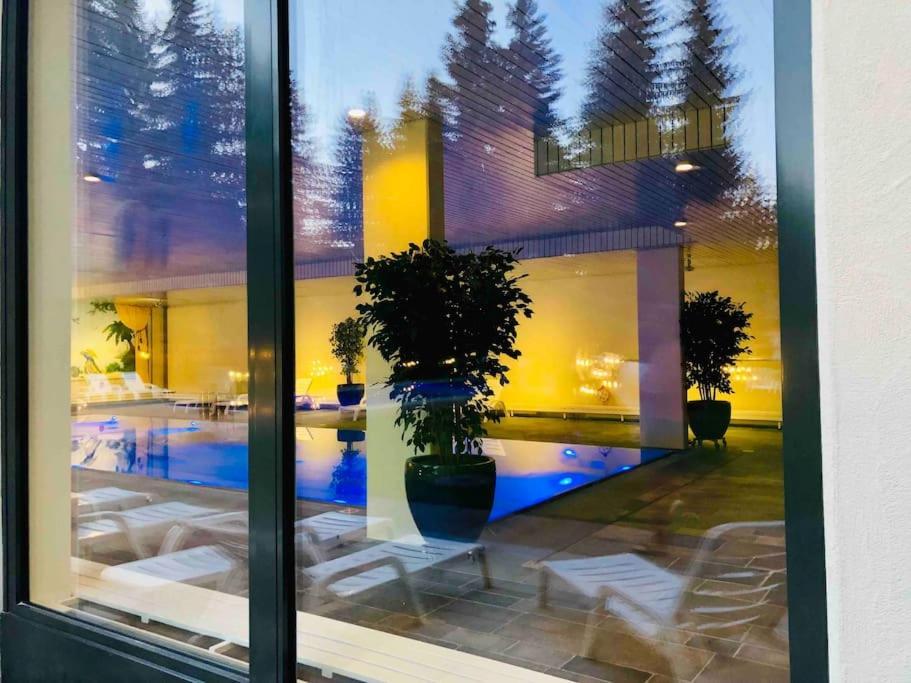 Modern Laax Apt, Swimming Pools, Wellness & Tennis Esterno foto
