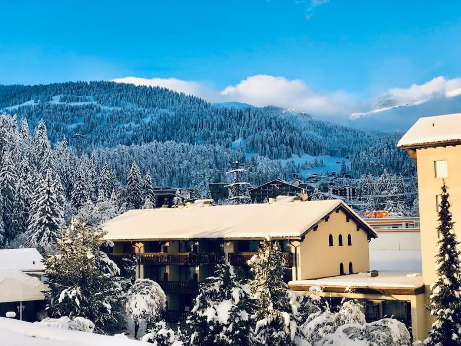 Modern Laax Apt, Swimming Pools, Wellness & Tennis Esterno foto